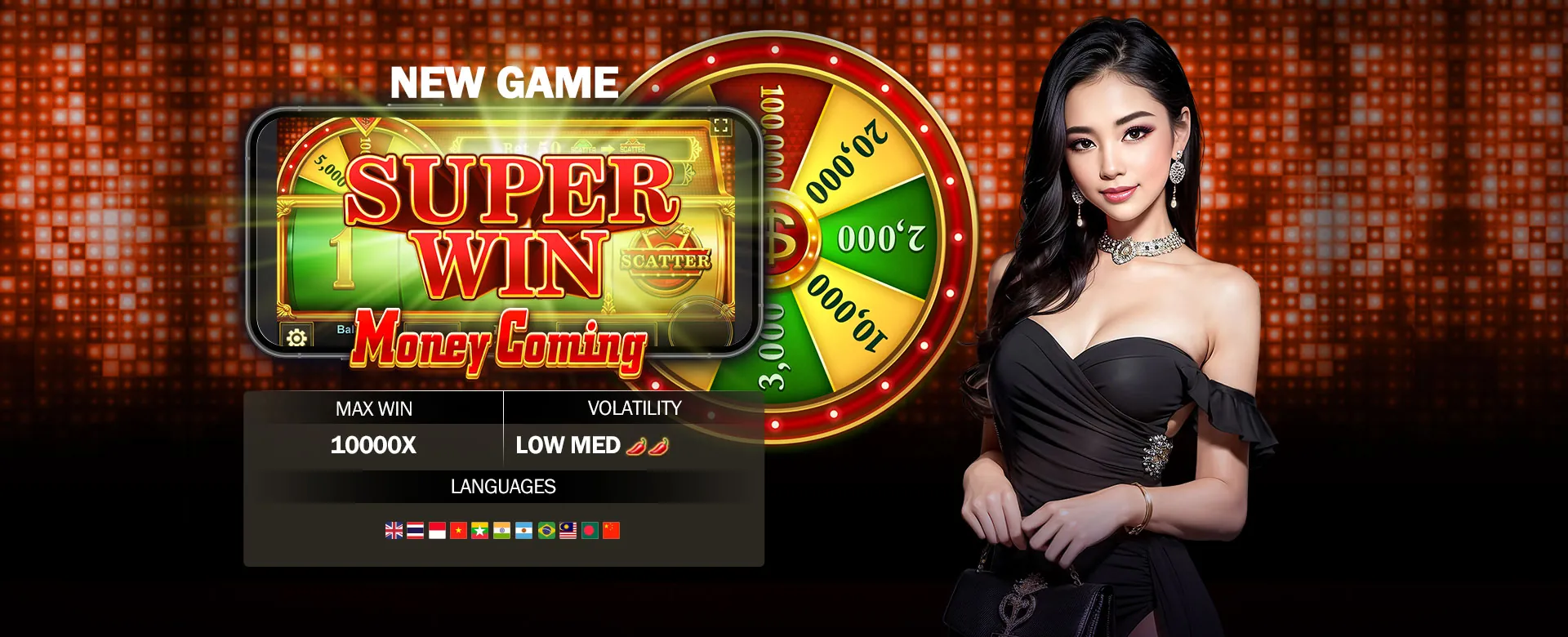 Dynamic background image showing a vibrant online casino environment with PAGCOR's seal of legitimacy